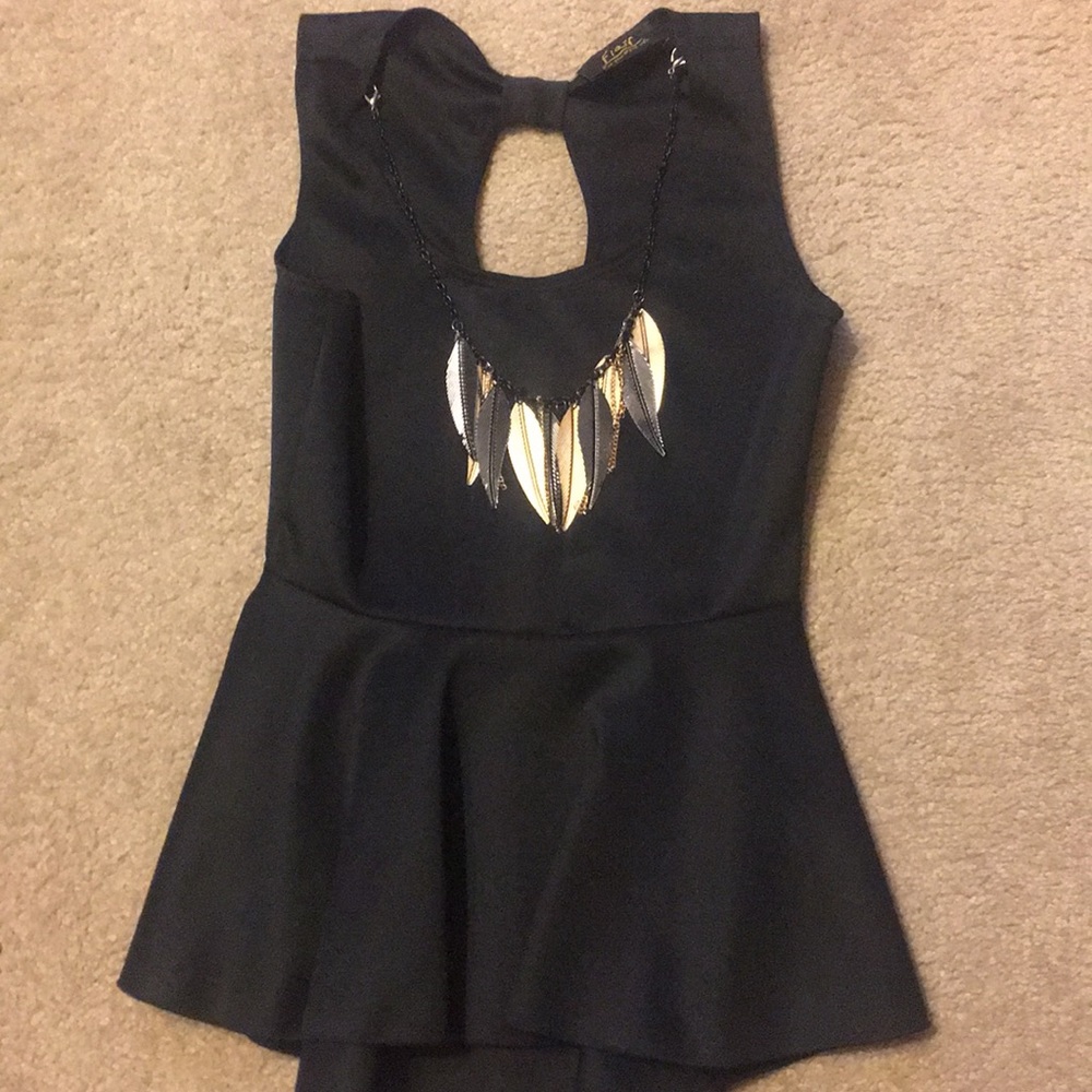 Brand new peplum blouse.